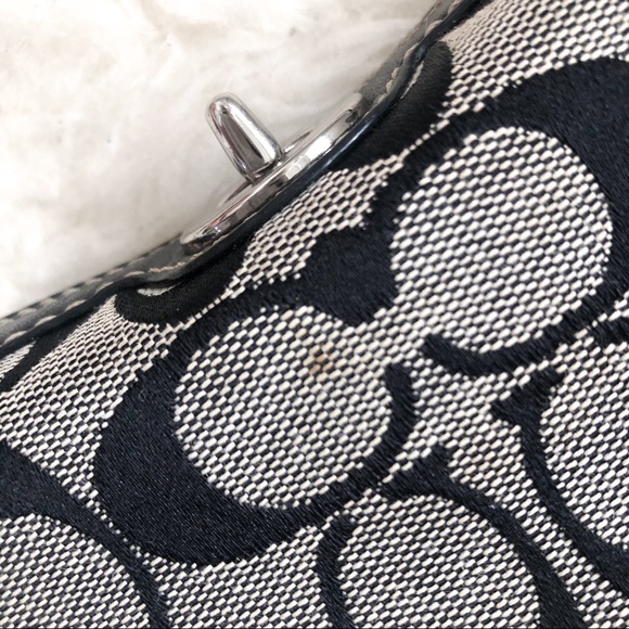 COACH Signature canvas wristlet - Picture 8 of 9
